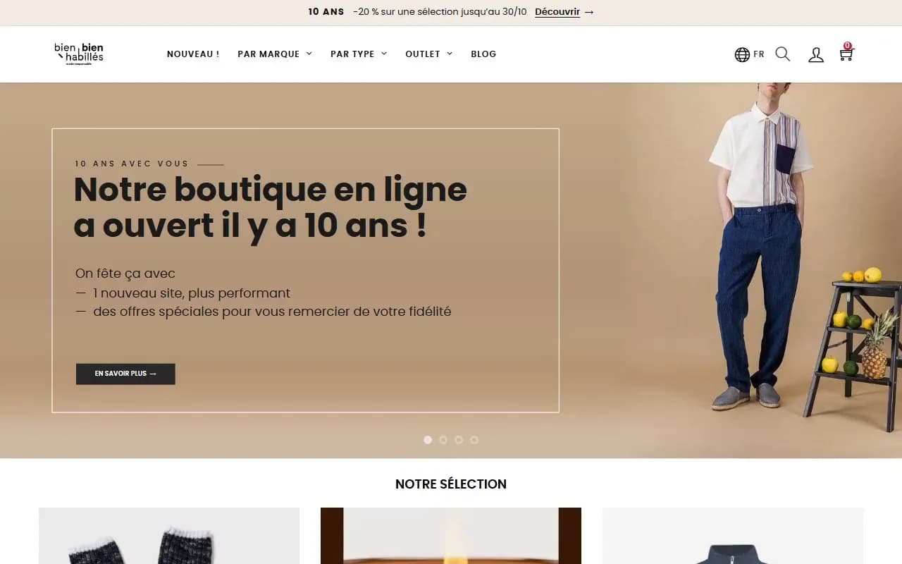 Bien Bien Habillés, Bien Bien Habillés : la boutique migrée de PrestaShop 1.7 à 8.2 sans interruption