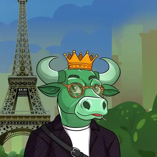 Taureau vert de la collection EDGE