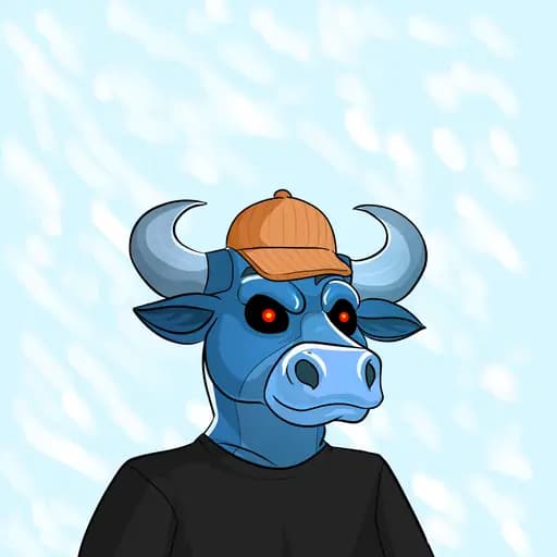 Taureau bleu de la collection EDGE