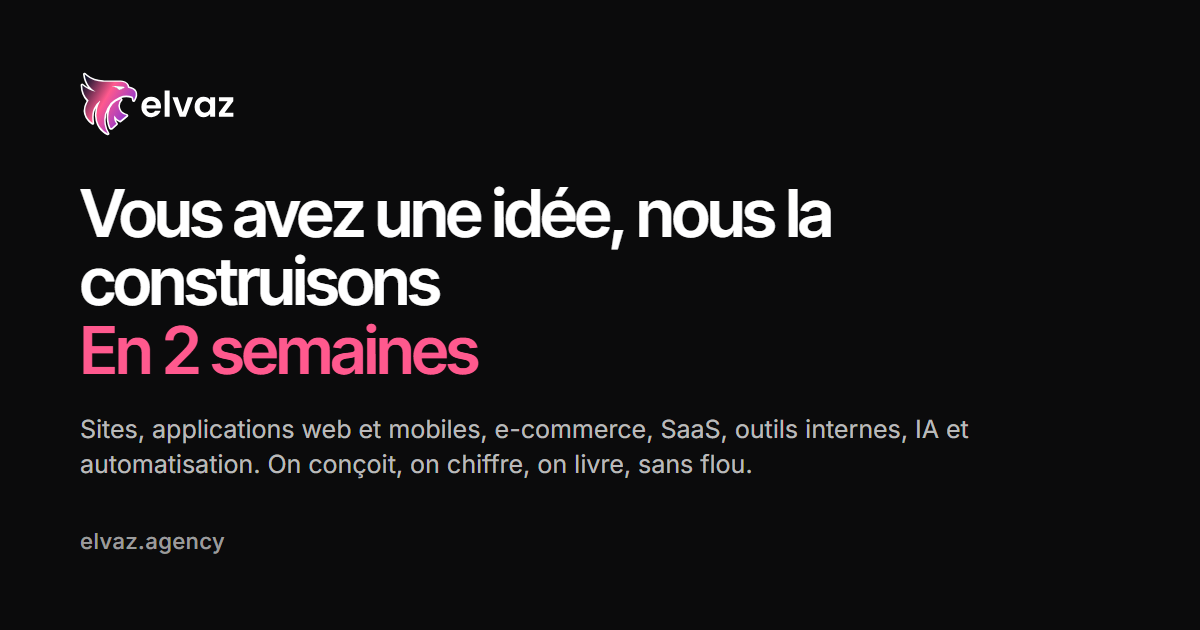 Screenshot of elvaz.agency